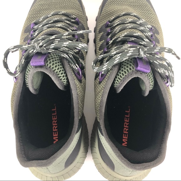 Merrell Bravada Hiking Shoes Sage Green Purple Outdoor Women’s 11 - Picture 9 of 12